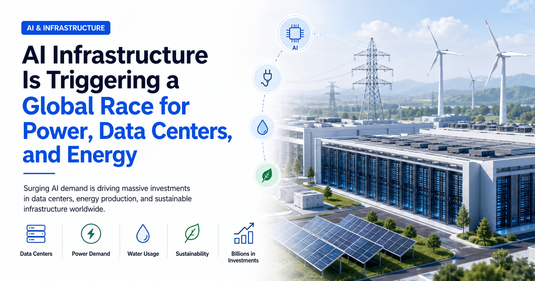 AI Infrastructure Is Triggering a Global Race for Power, Data Centers, and Energy