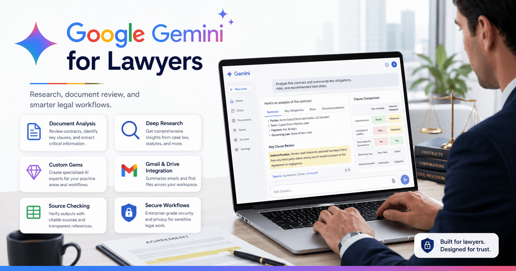 How Lawyers Can Use Google Gemini to Improve Legal Workflows