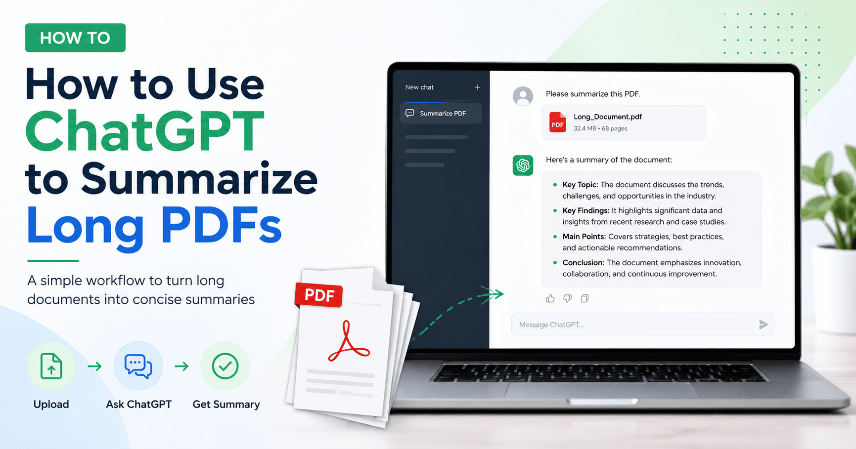 How to Use ChatGPT to Summarize Long PDFs