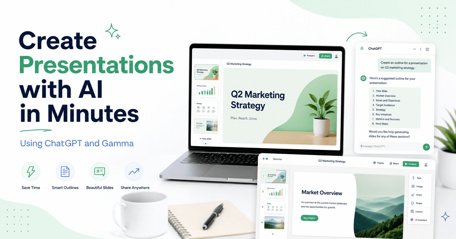 How to Create a Presentation with ChatGPT and Gamma in Minutes