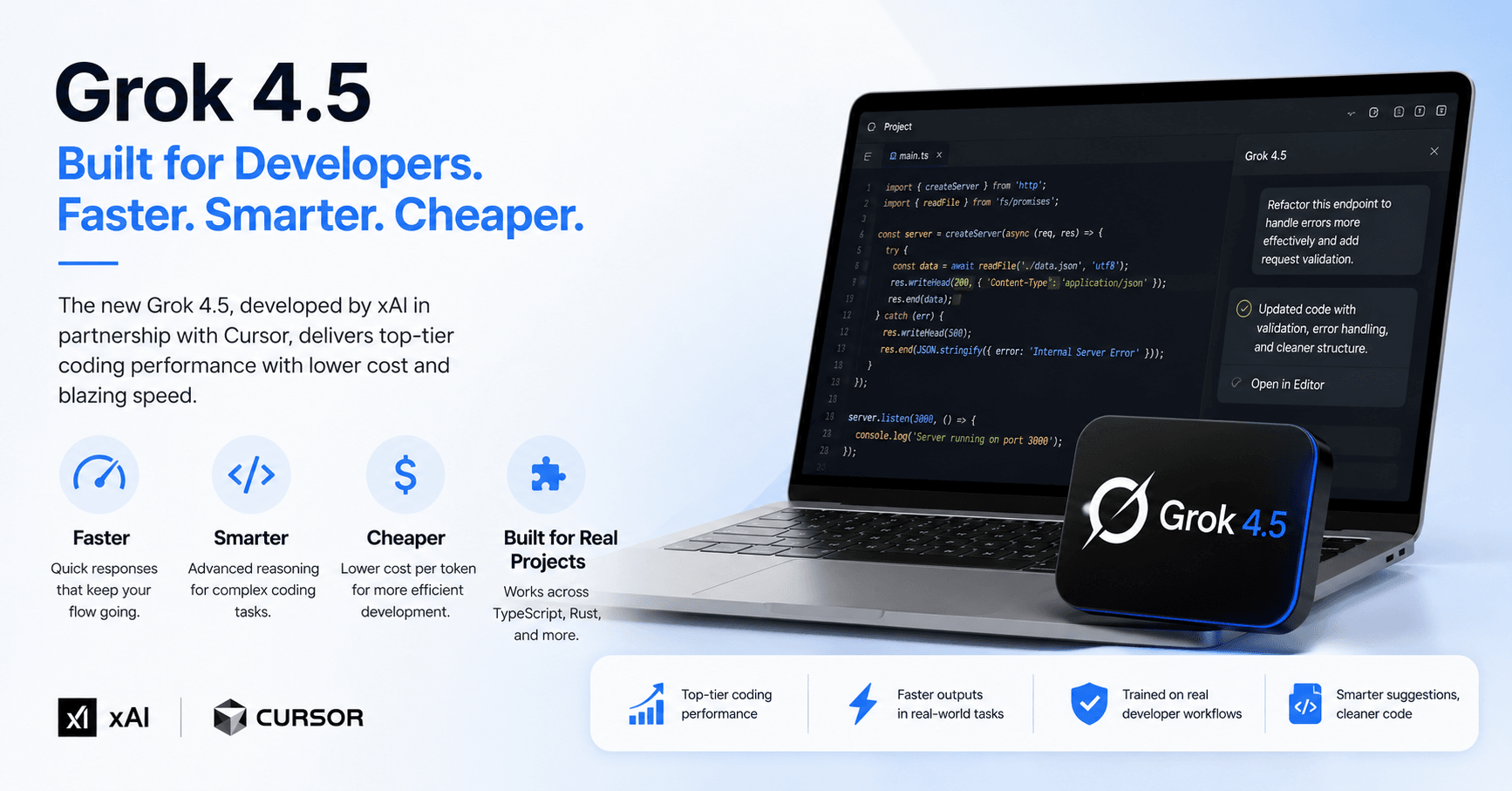 Grok 4.5 Surprises in Coding Tests and Could Become One of the Best AI Models for Developers