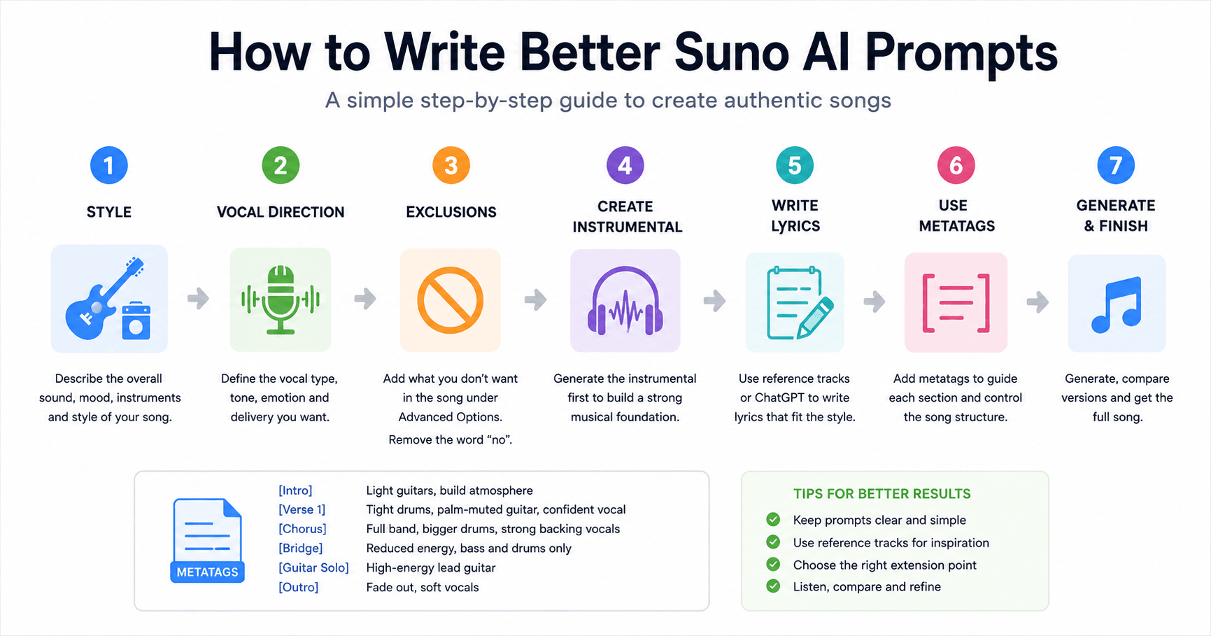 How to Write Better Suno AI Prompts for Authentic Songs