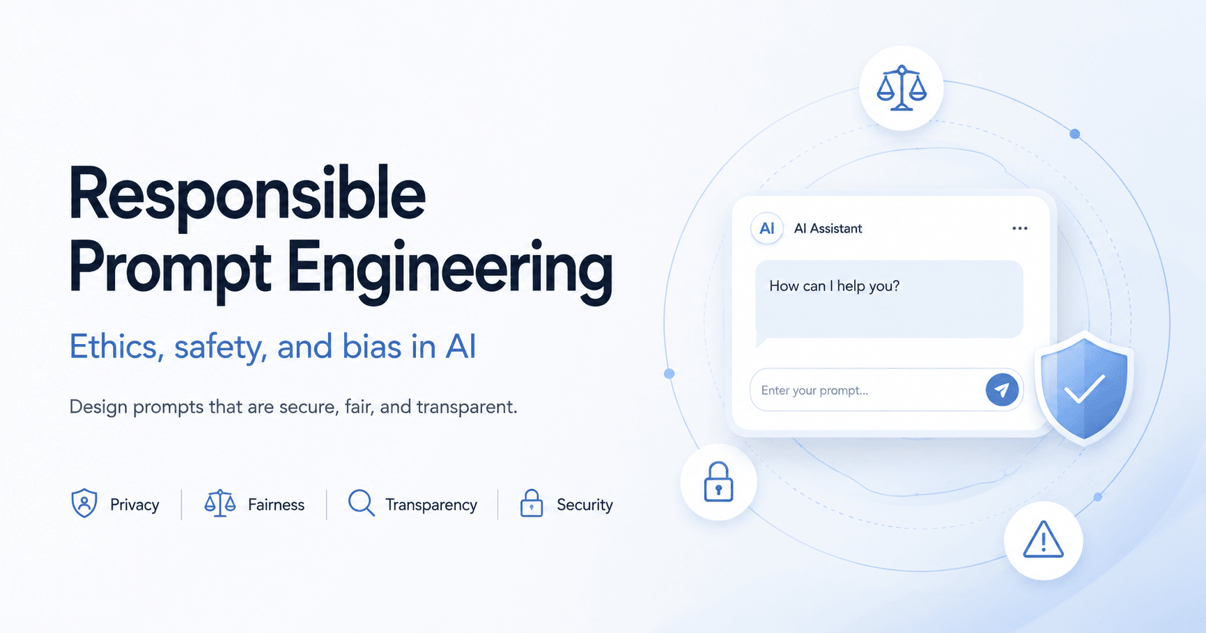 Safety, Misuse, Ethics, and Bias Mitigation in Prompt Engineering