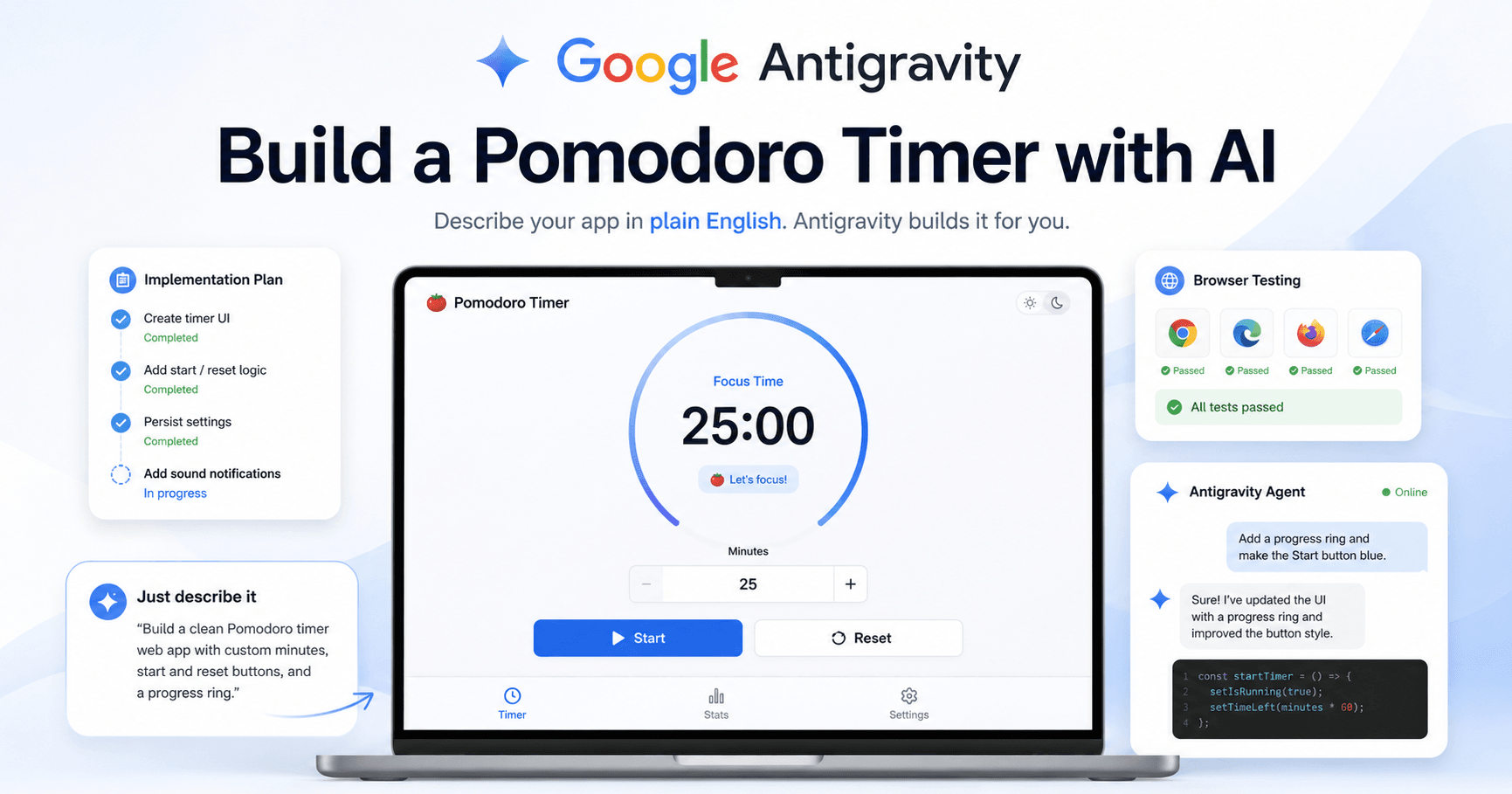 How to Build Your First App with Google Antigravity AI