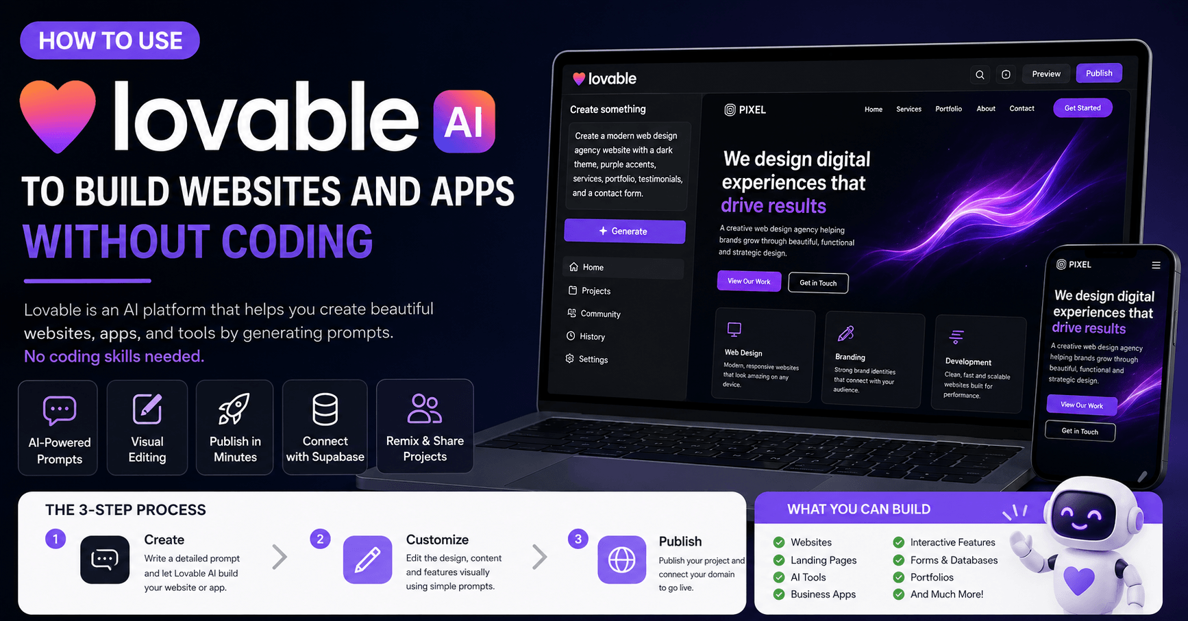 How to Use Lovable AI to Build Websites and Apps Without Coding