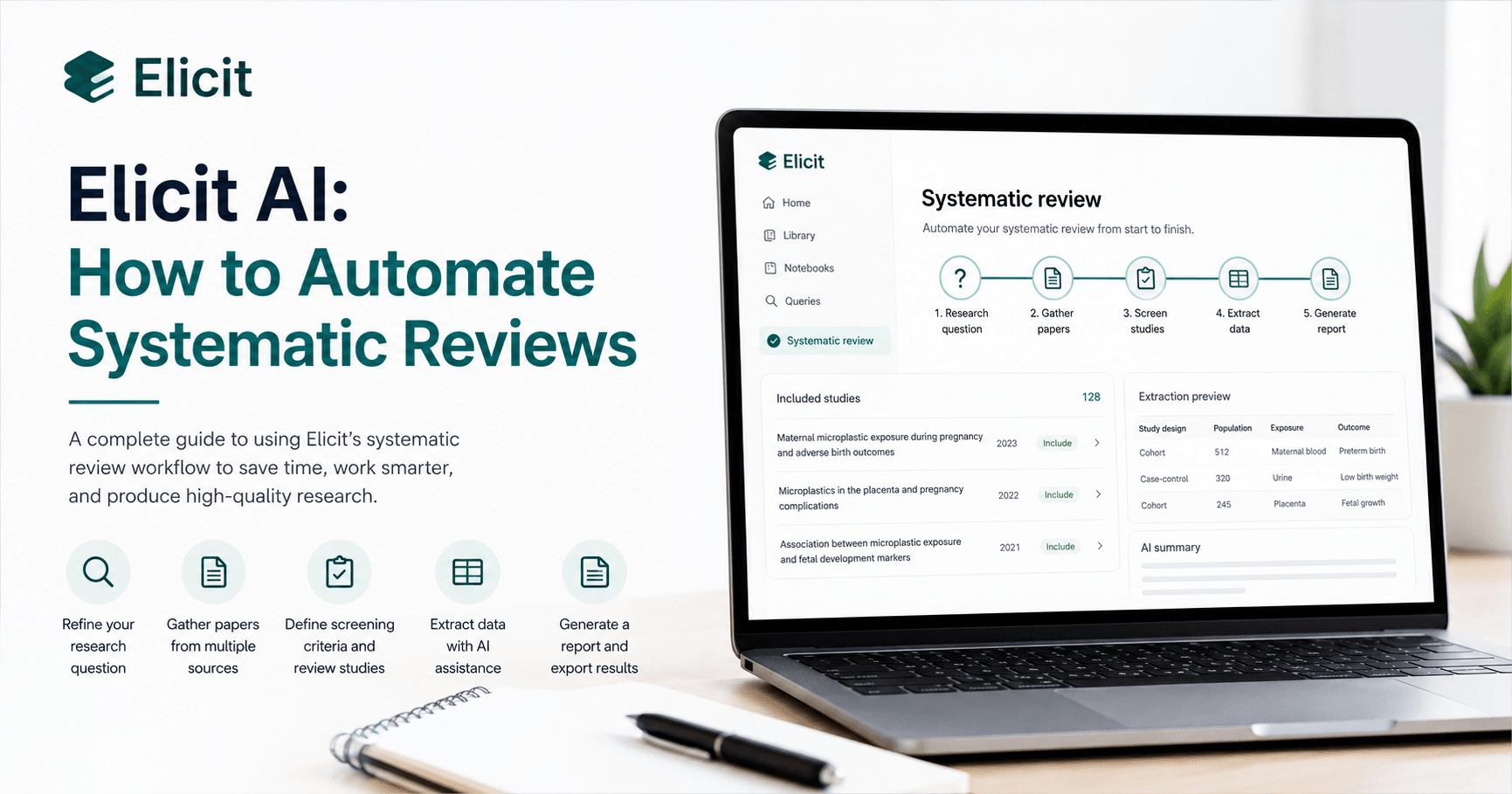 Elicit AI: How to Automate Systematic Reviews Without Losing Research Control