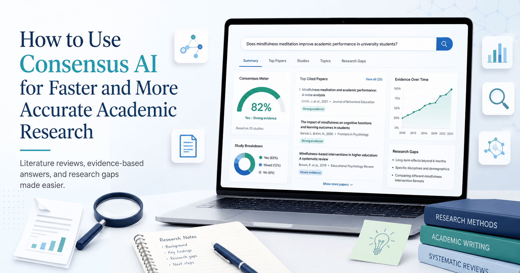 How to Use Consensus AI for Faster and More Accurate Academic Research