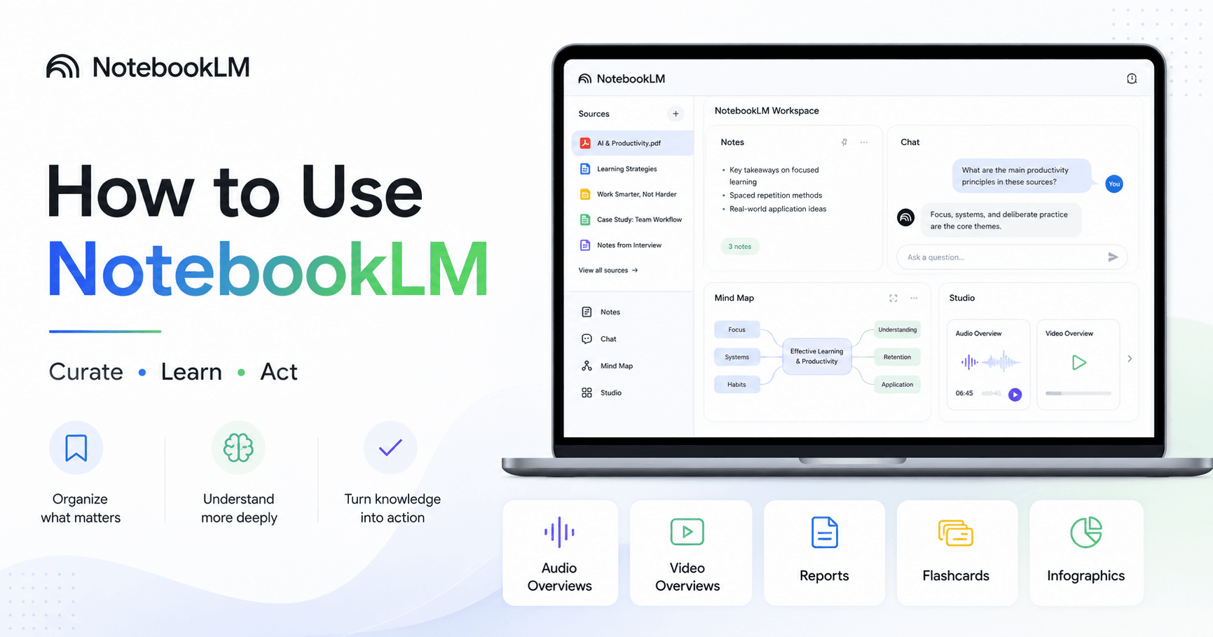 How to Use NotebookLM to Learn Faster and Work Better With Information