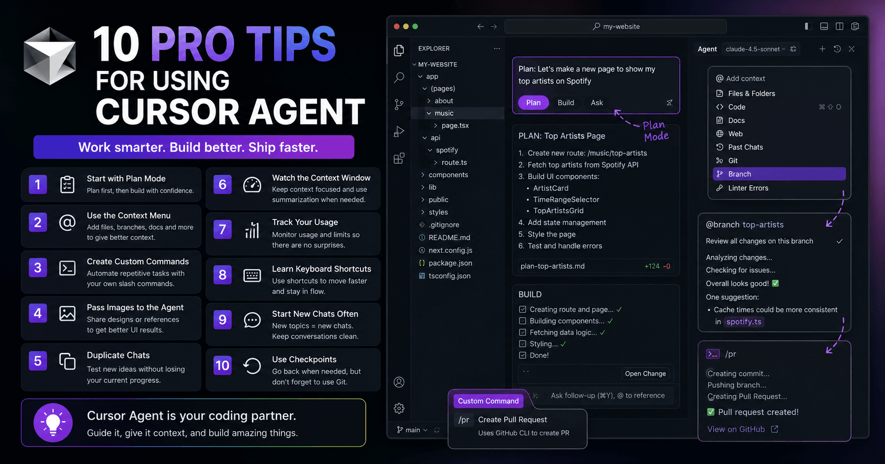 10 Pro Tips for Using Cursor Agent More Effectively